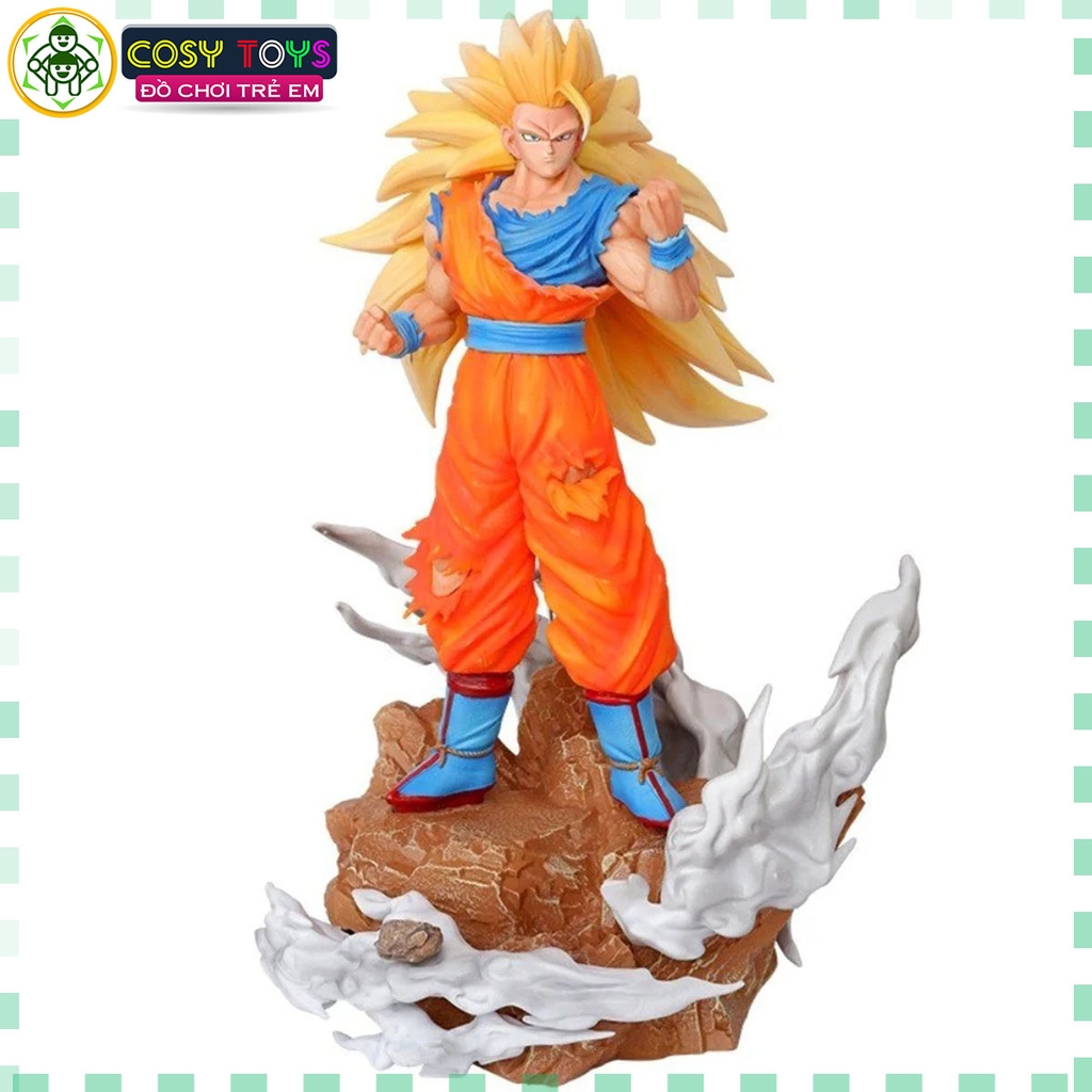 Mô hình DragonBall SonGoku SSJ3 - hàng cao cấp - Cao 37cm - Nặng 3500 Gram - Dragon Ball