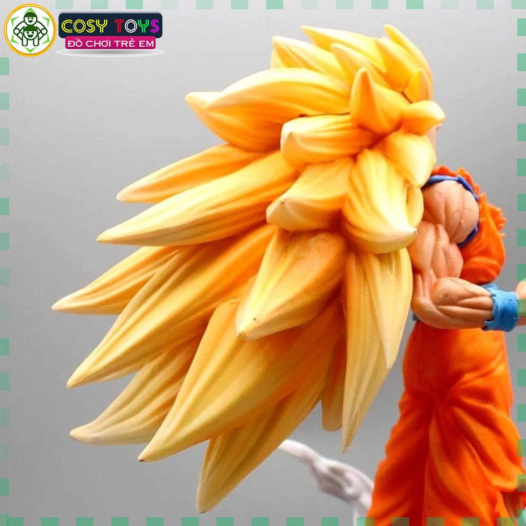 Mô hình DragonBall SonGoku SSJ3 - hàng cao cấp - Cao 37cm - Nặng 3500 Gram - Dragon Ball