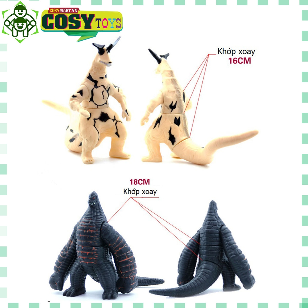 Mô hình siêu thú khủng long (set 04 con)