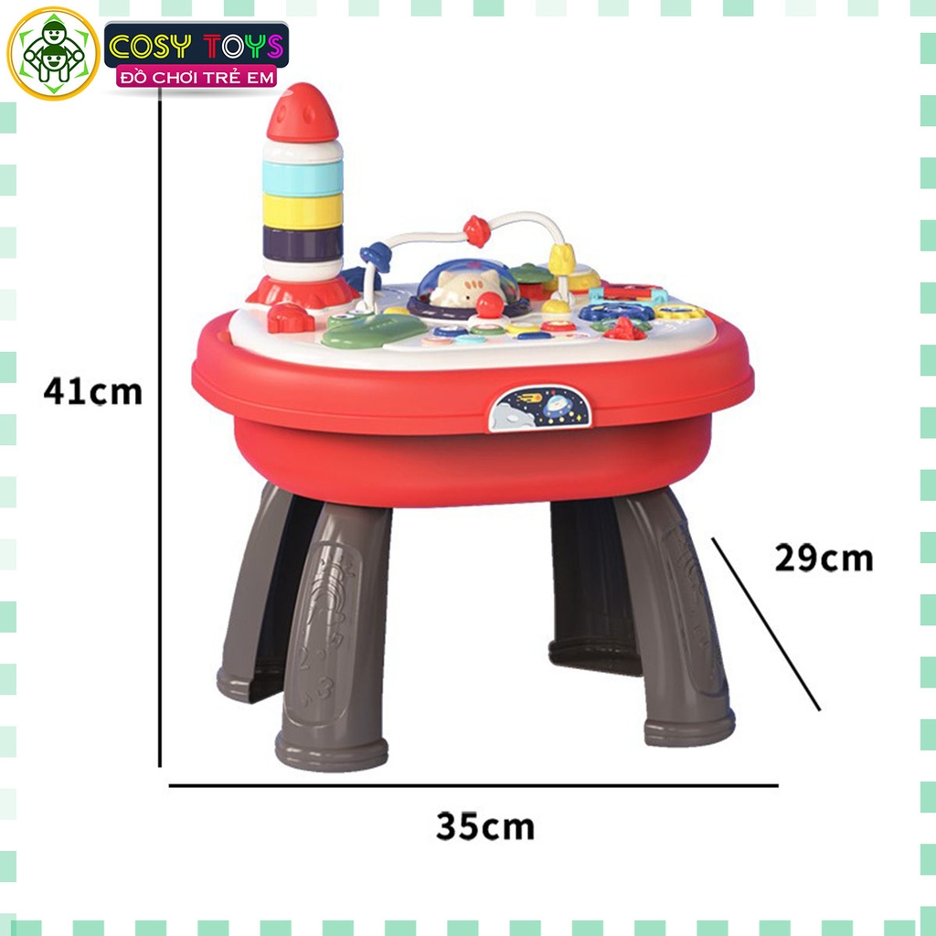 Bàn học đồ chơi bận rộn đa chức năng vui nhộn dành cho các bé từ 3 tuổi trở lên