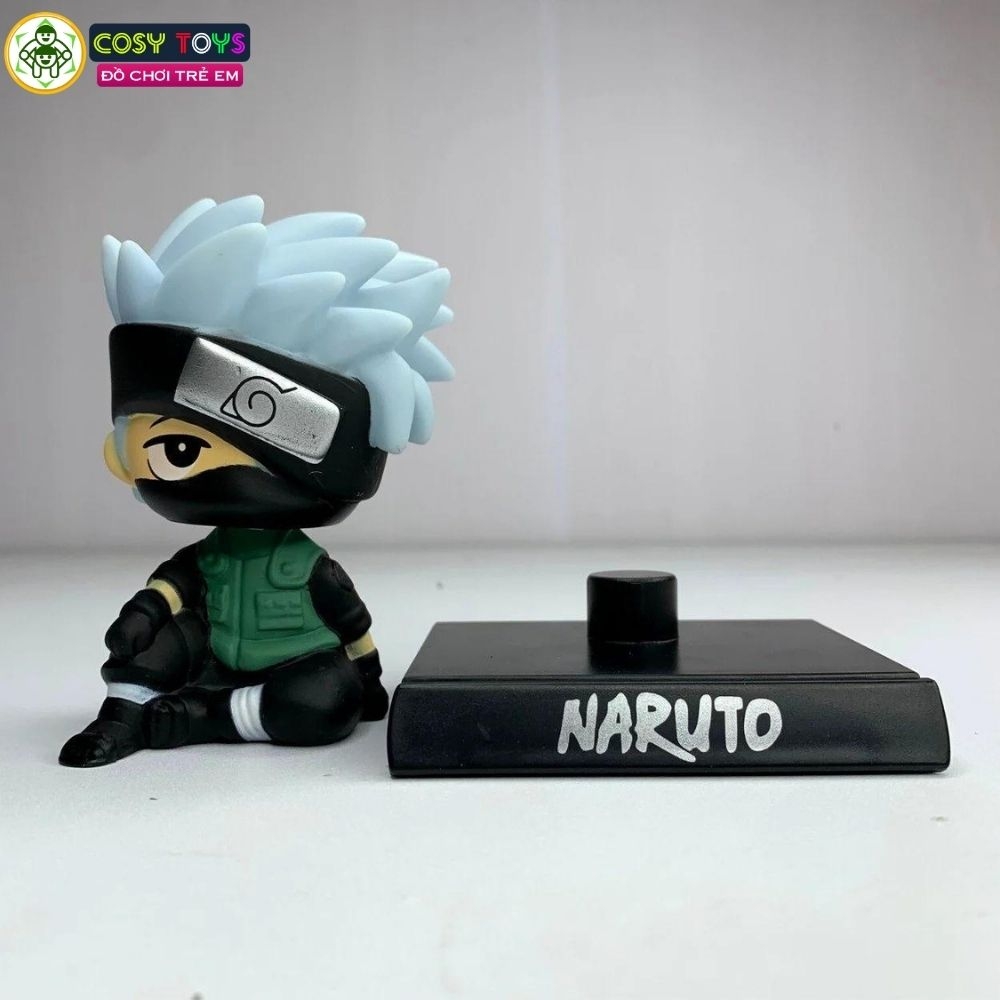 Mô hình Kakashi lắc đầu - Cao 13,5cm - ngang 9cm - dọc 7cm - nặng 200gram + có Box