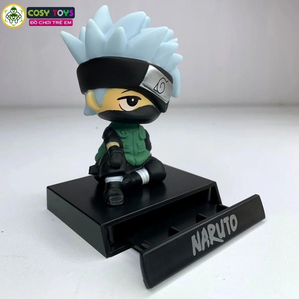 Mô hình Kakashi lắc đầu - Cao 13,5cm - ngang 9cm - dọc 7cm - nặng 200gram + có Box