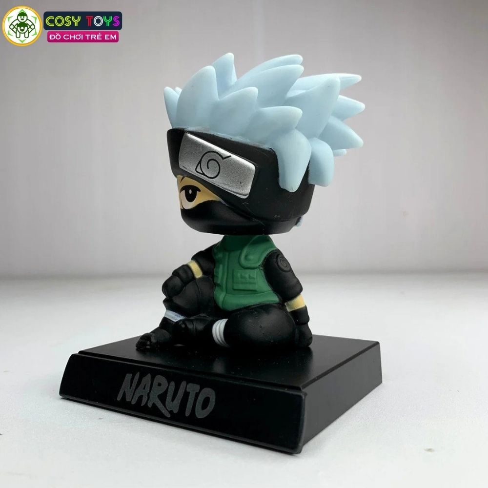 Mô hình Kakashi lắc đầu - Cao 13,5cm - ngang 9cm - dọc 7cm - nặng 200gram + có Box