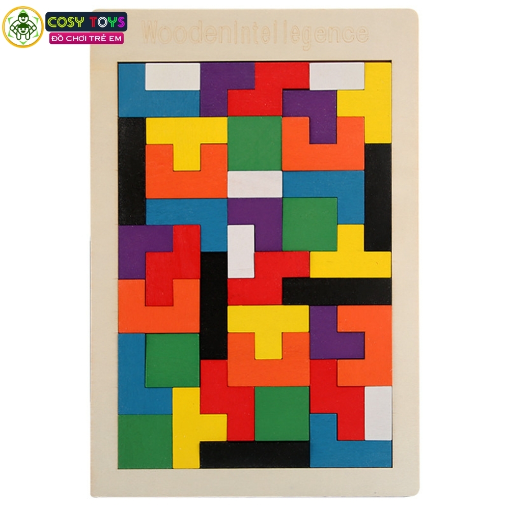 Đồ chơi bảng gỗ xếp tư duy sáng tạo cho bé