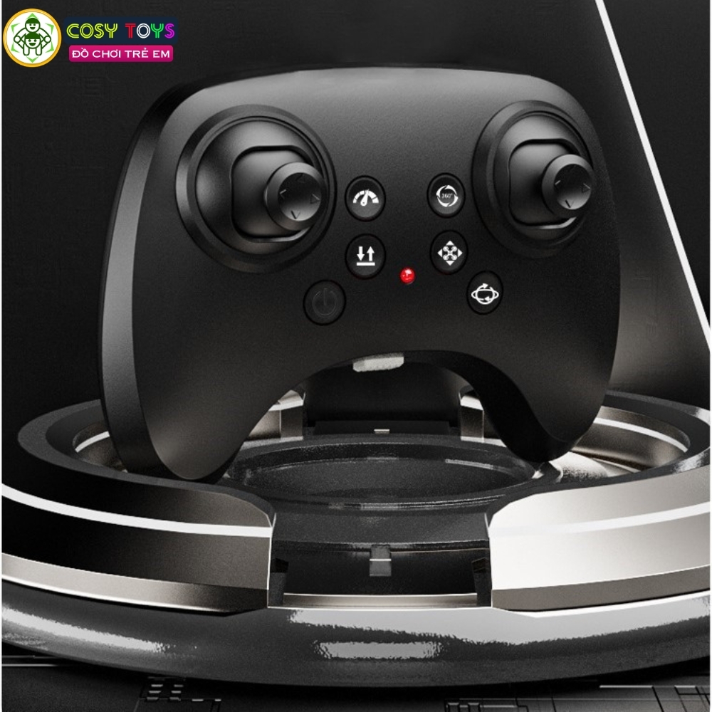 Đồ chơi mô hình máy bay điều khiển từ xa bằng xốp với 4 cánh lớn nhào lộn 360 độ cho bé