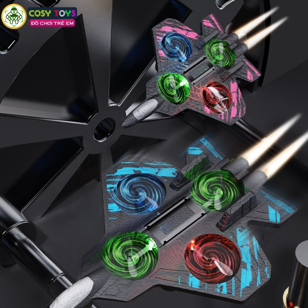 Đồ chơi mô hình máy bay điều khiển từ xa bằng xốp mẫu mới với 4 cánh lớn, có nhào lộn 360 độ cho bé