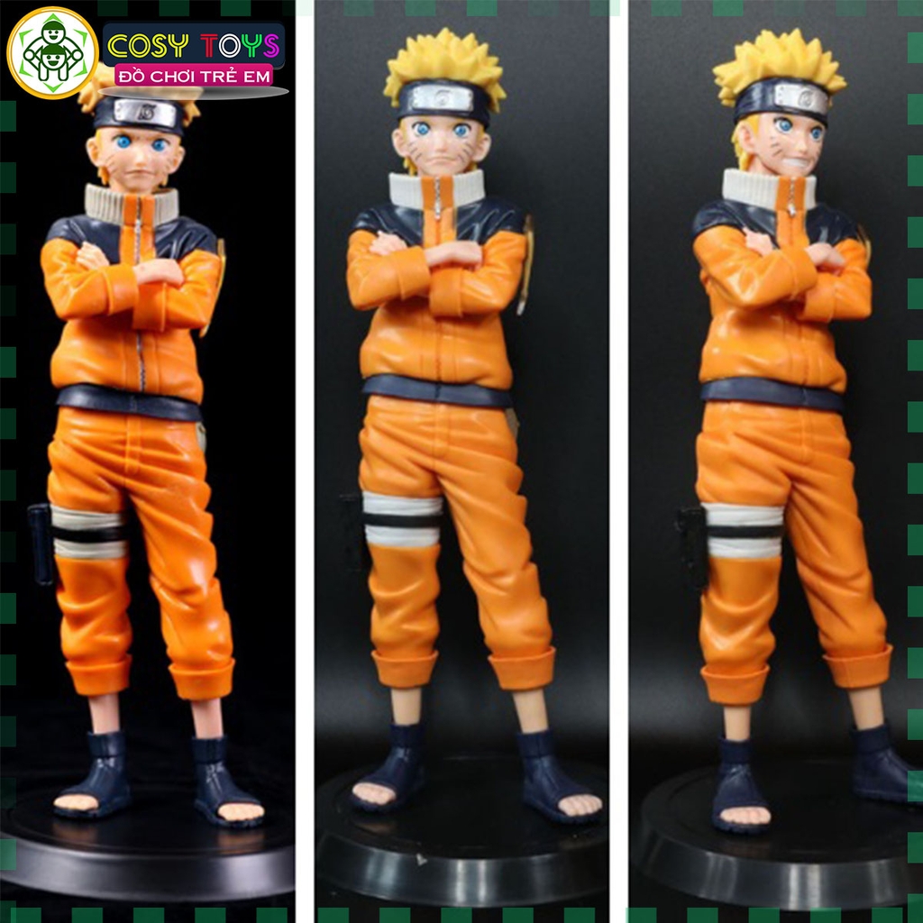 Mô hình Naruto có 3 đầu thay thế, mẫu cao 25cm hàng chất lượng - Naruto - Có Hộp Màu