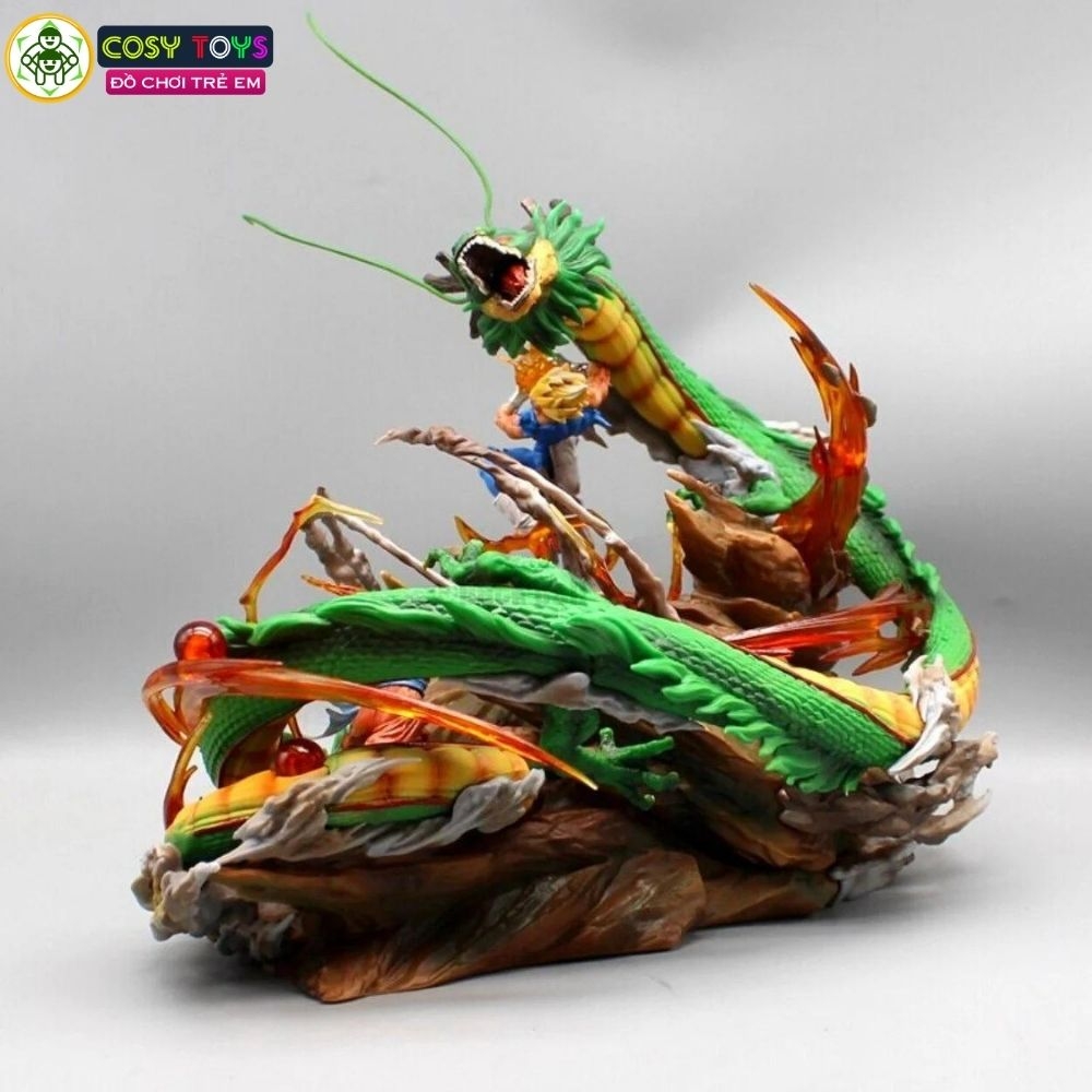 Mô hình DragonBall Goku đại chiến Vegeta siêu đẹp, cao 30cm - nặng 2kg - rộng 33cm - Figure DragonBall