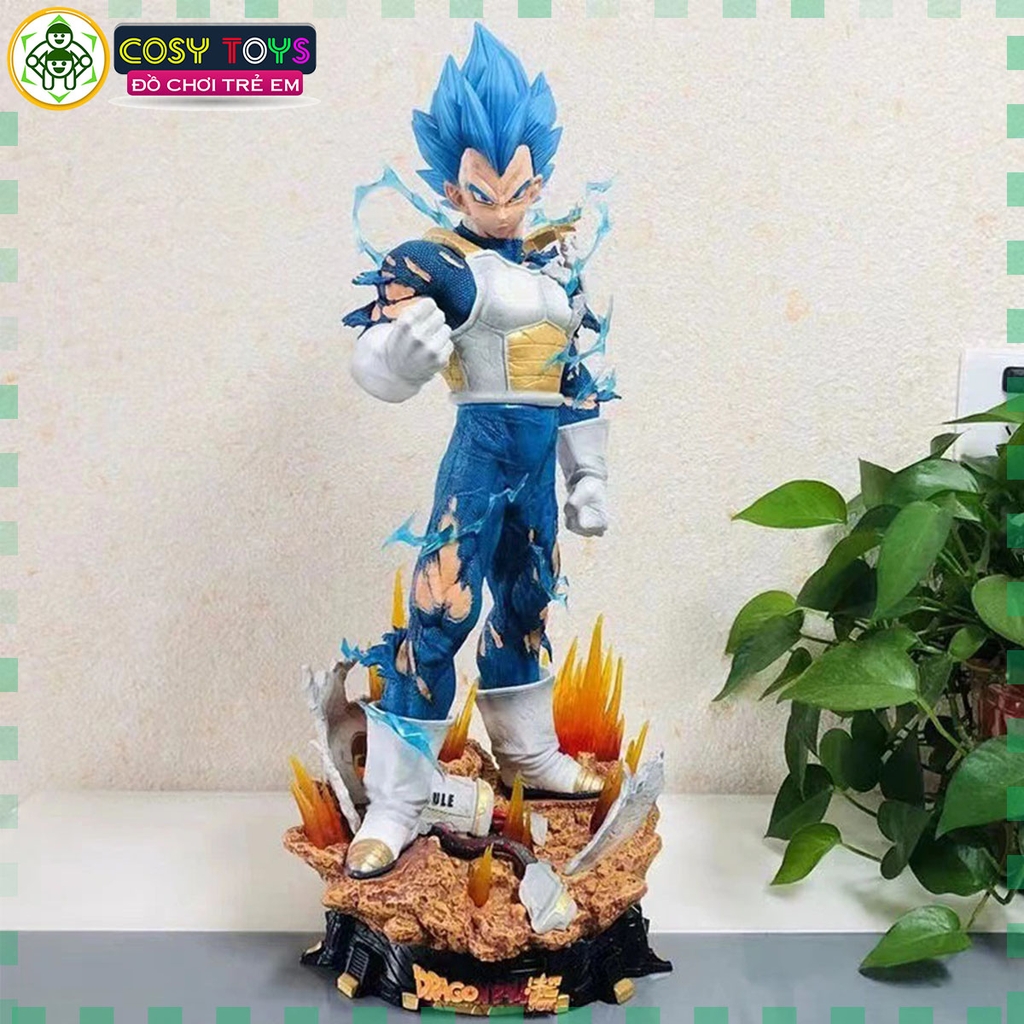 Mô Hình Dragon Ball Vegeta Siêu phẩm 3 đầu thay thế bản có đế cao 53cm , figure DragonBall