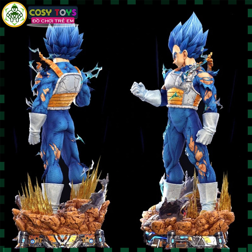 Mô Hình Dragon Ball Vegeta Siêu phẩm 3 đầu thay thế bản có đế cao 53cm , figure DragonBall