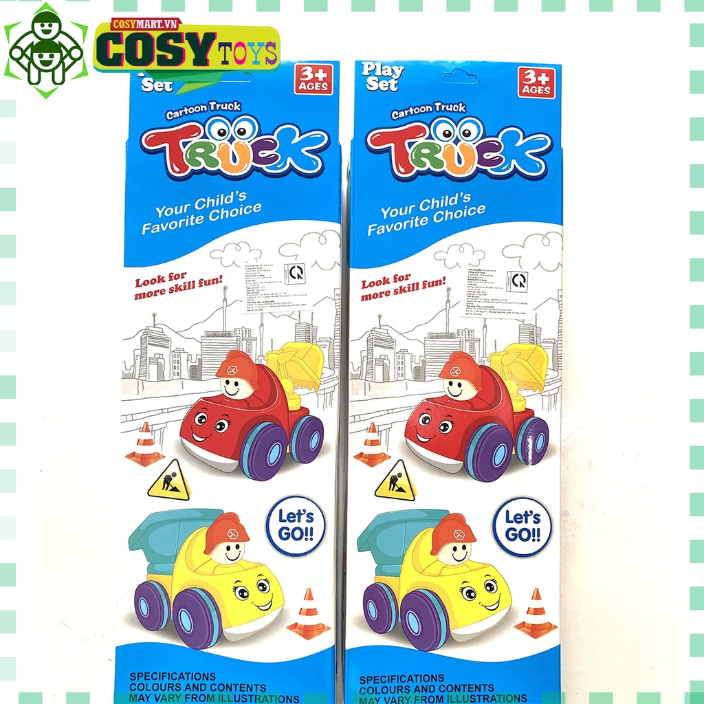 Mô hình 05 ô tô công trường cao cấp