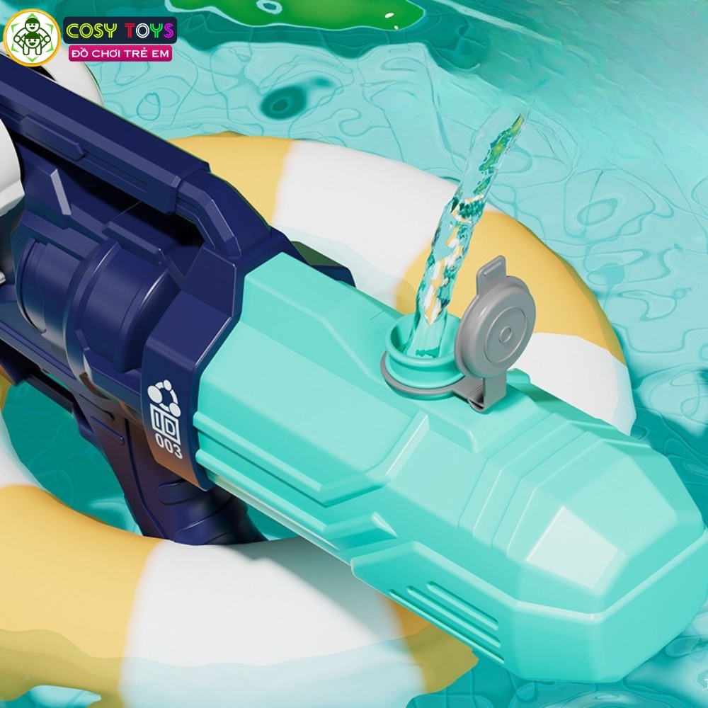 Đồ chơi ống súng nước hai tia phun xa mẫu phi hành gia dễ thương cho bé