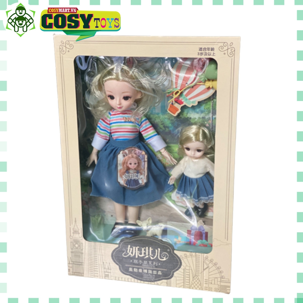 Hộp búp bê chị em siêu cute