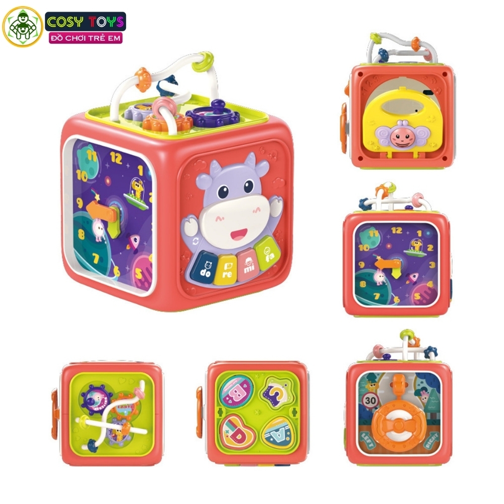 Đồ chơi hộp âm nhạc đa chức năng vui nhộn nhiều trò chơi sáng tạo và tư duy dành cho các bé từ 3 tuổi trở lên