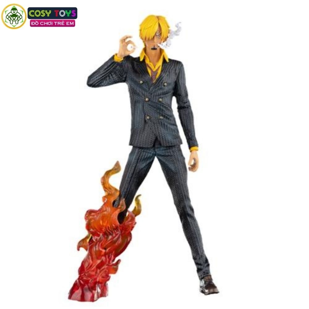 Mô hình đồ chơi - Sanji áo đen đứng hút thuốc hàng siêu đẹp - One Piece