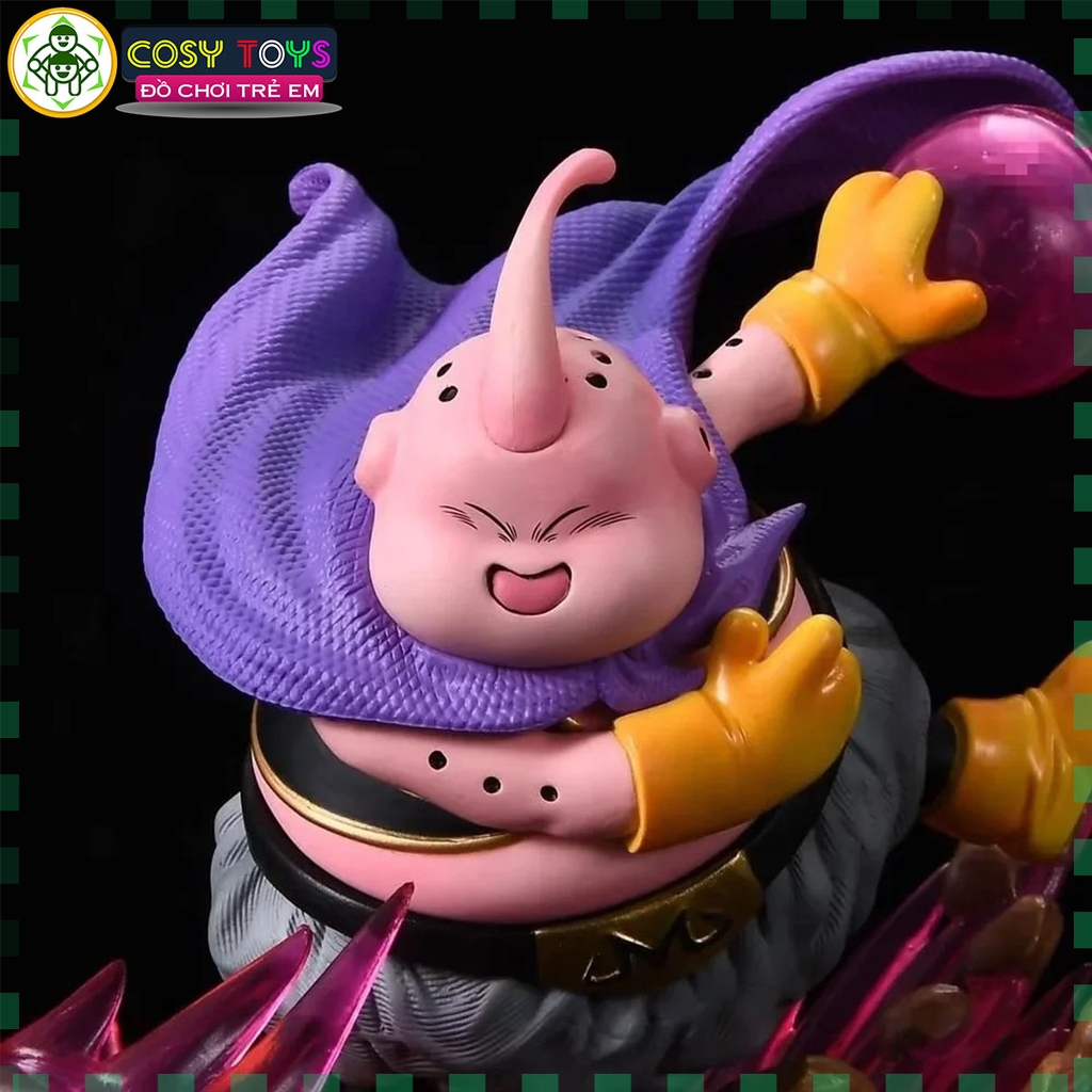 Mô hình DragonBall MaBu chiến đấu siêu ngầu có led cao 21cm - Figure DragonBall - có Hộp