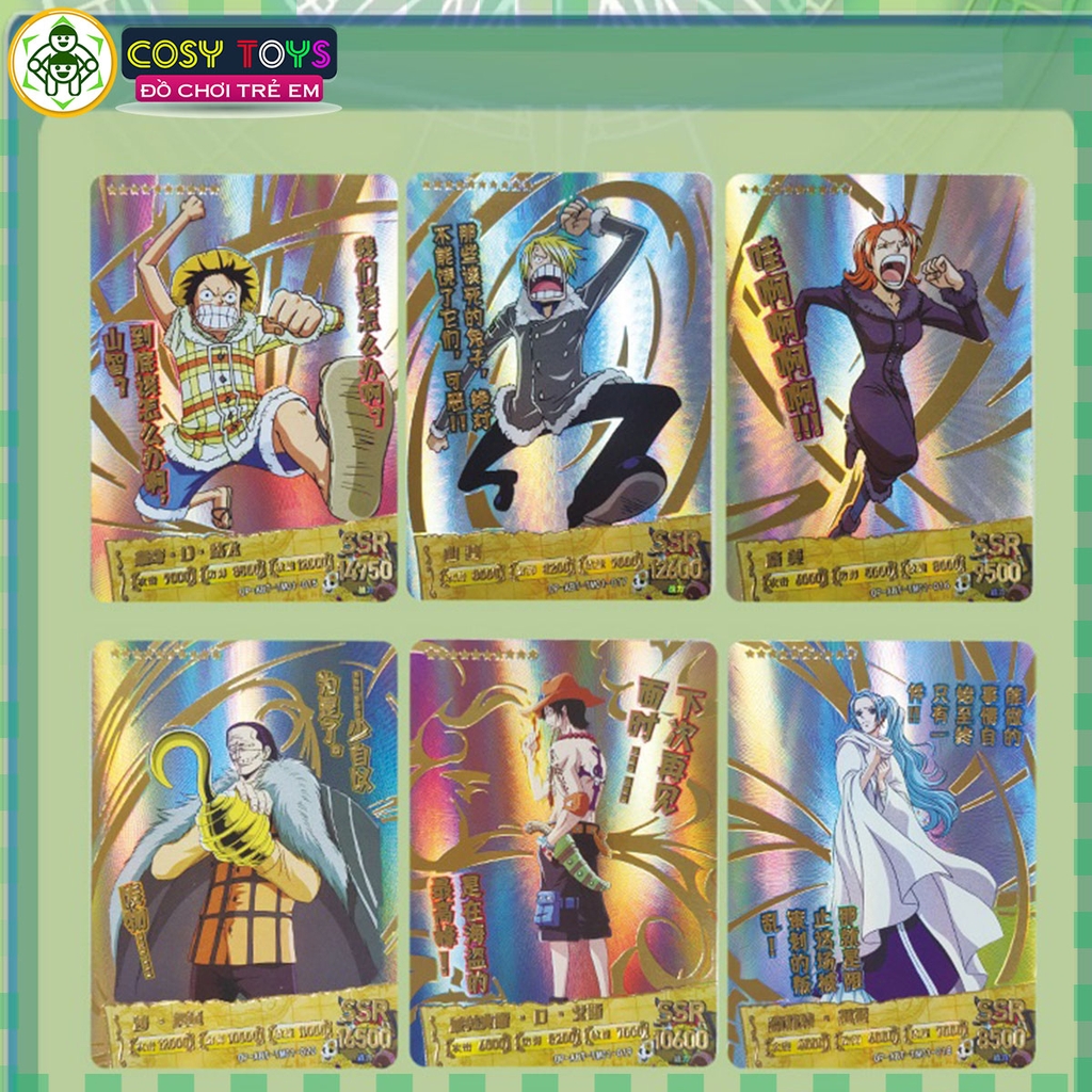 Bộ đồ chơi thẻ bài các nhân vật One Pieces