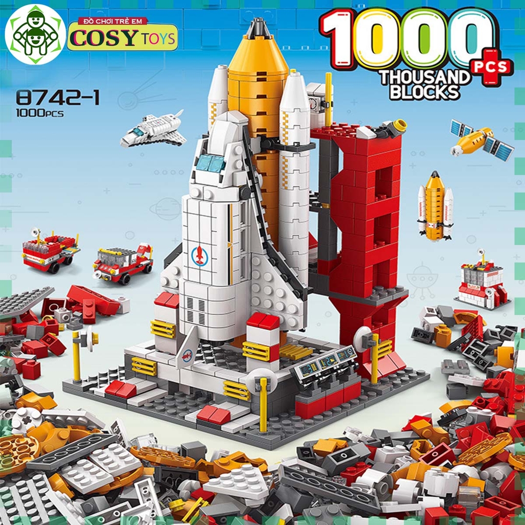 lego mô hình tàu vũ trụ thám hiểm không gian tàu vũ trụ tên lửa phi hành  gia lego ghép hình cho mẹ bé mykingdom  Shopee Việt Nam