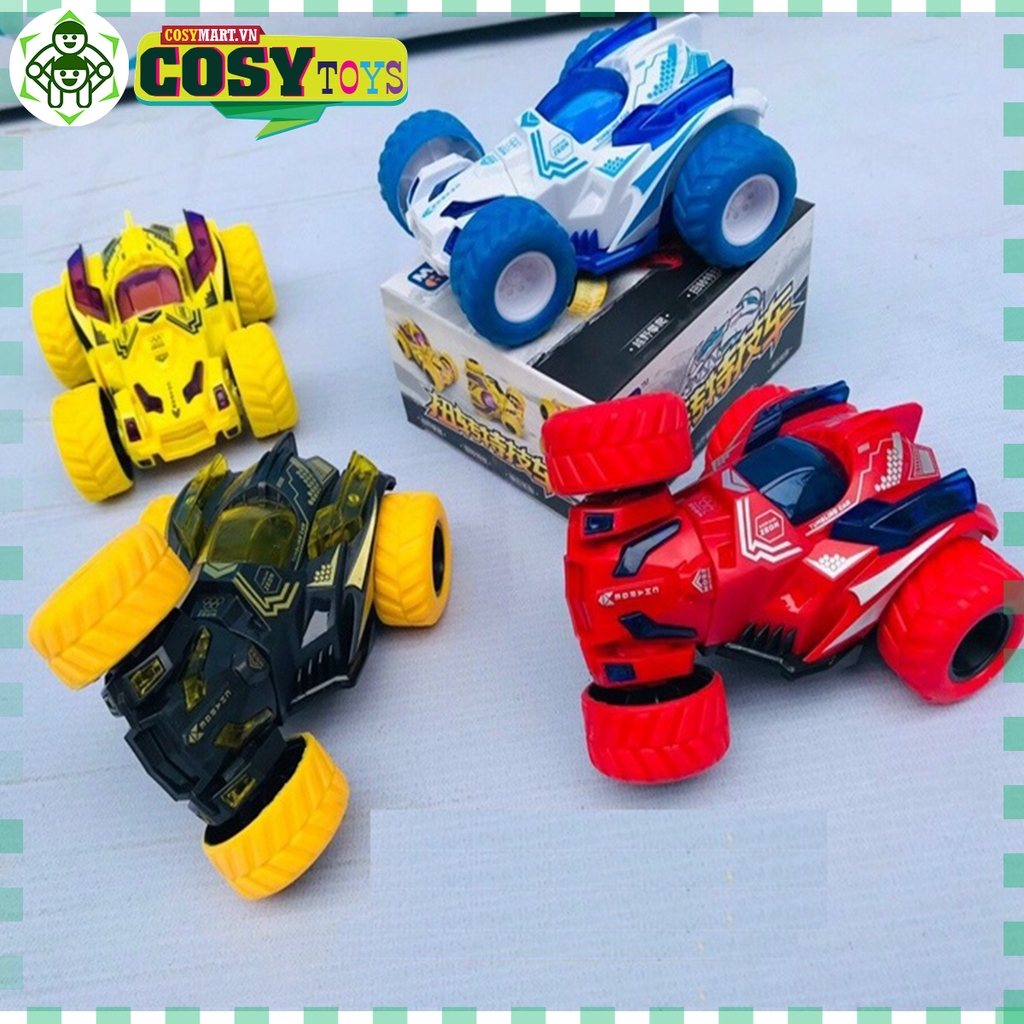 Hộp đồ chơi siêu xe nhào lộn 360 độ cho bé
