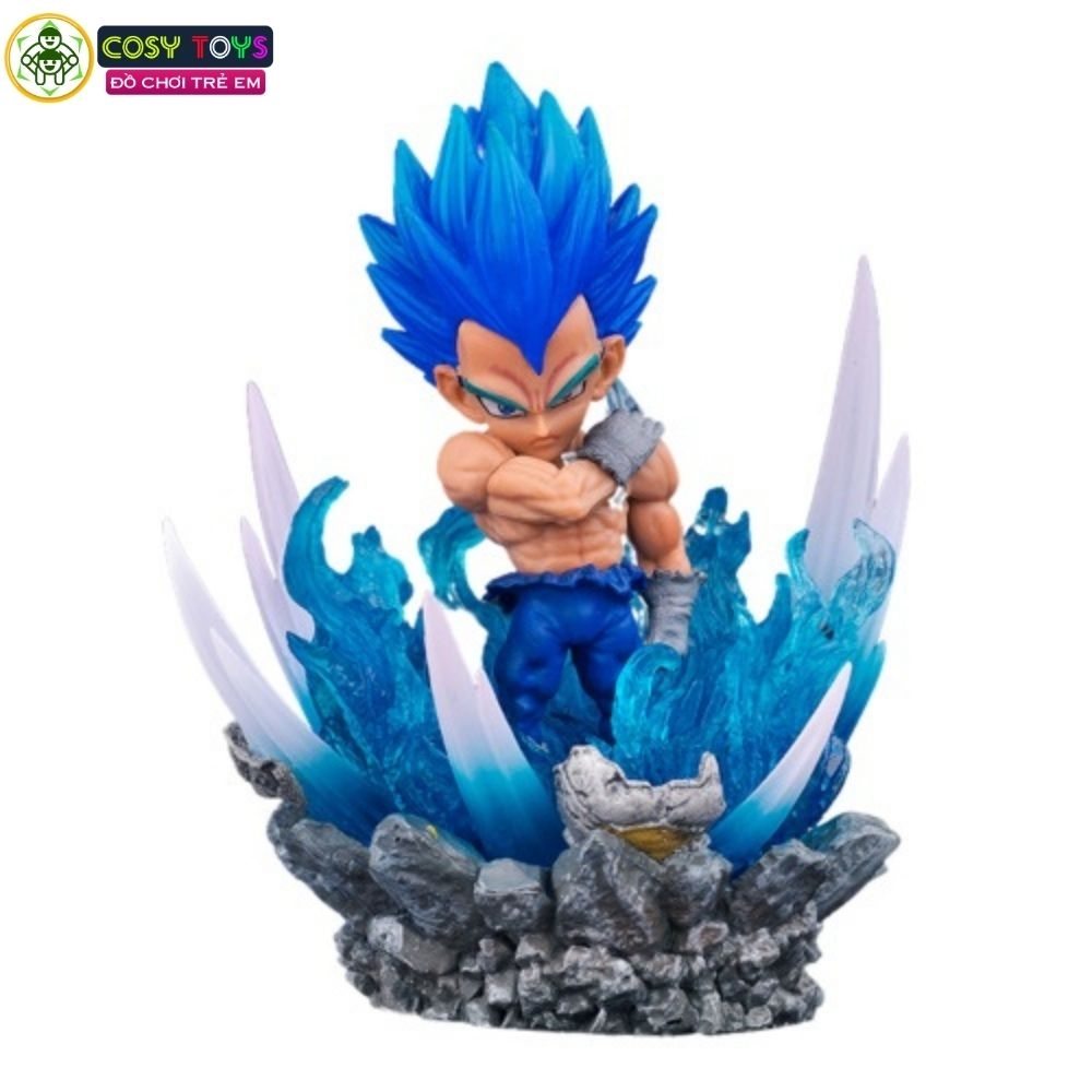 Mô hình đồ chơi - Vegeta Super Saiyan , có đèn Led , cao 11cm - Dragon Ball