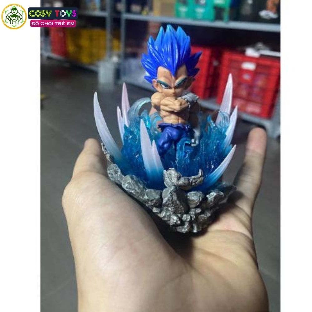 Mô hình đồ chơi - Vegeta Super Saiyan , có đèn Led , cao 11cm - Dragon Ball