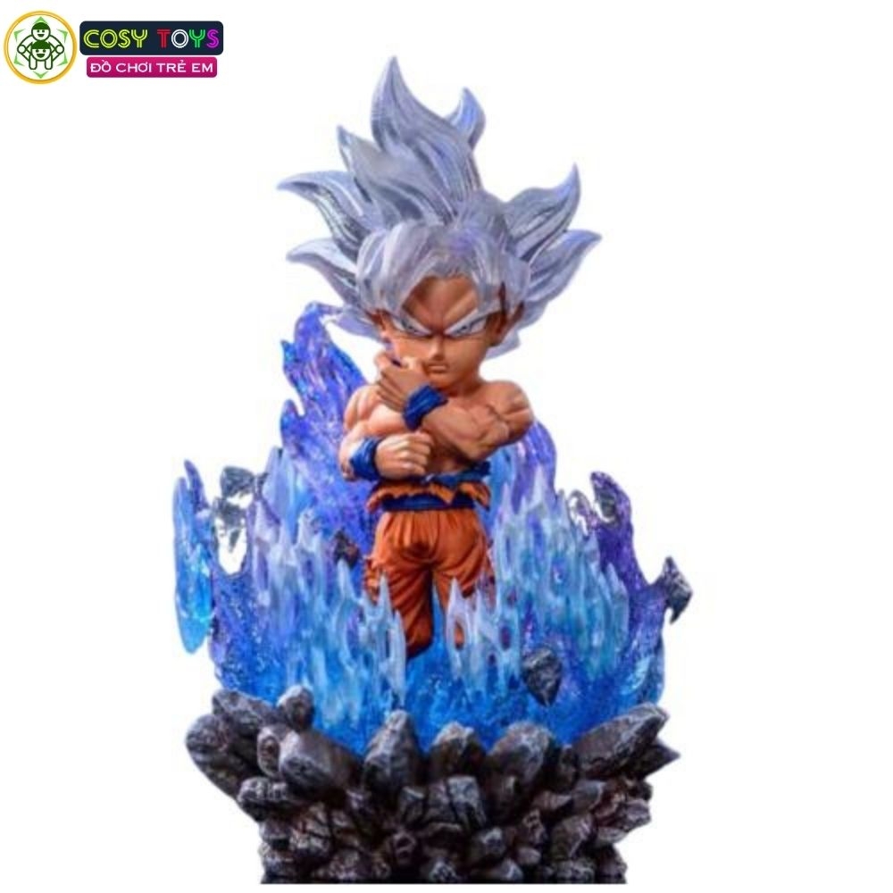 Mô hình đồ chơi - SonGoku bản năng vô cực , có led , Cao 11cm