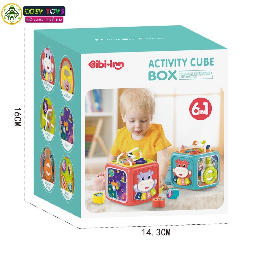 Đồ chơi hộp âm nhạc đa chức năng vui nhộn nhiều trò chơi sáng tạo và tư duy dành cho các bé từ 3 tuổi trở lên