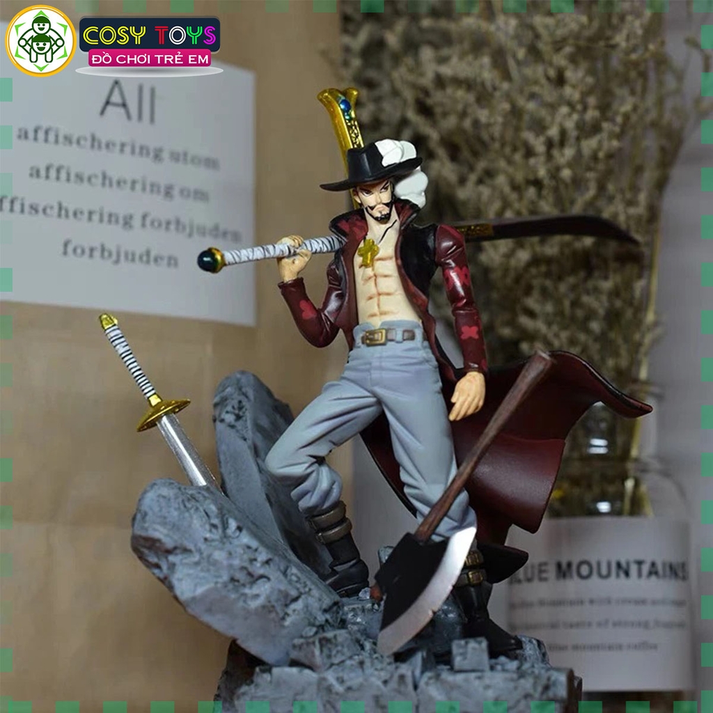 Mô hình đồ chơi  Mihawk  Mắt Diều Hâu   One Piece  No Box