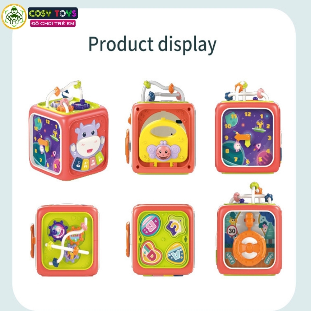 Đồ chơi hộp âm nhạc đa chức năng vui nhộn nhiều trò chơi sáng tạo và tư duy dành cho các bé từ 3 tuổi trở lên