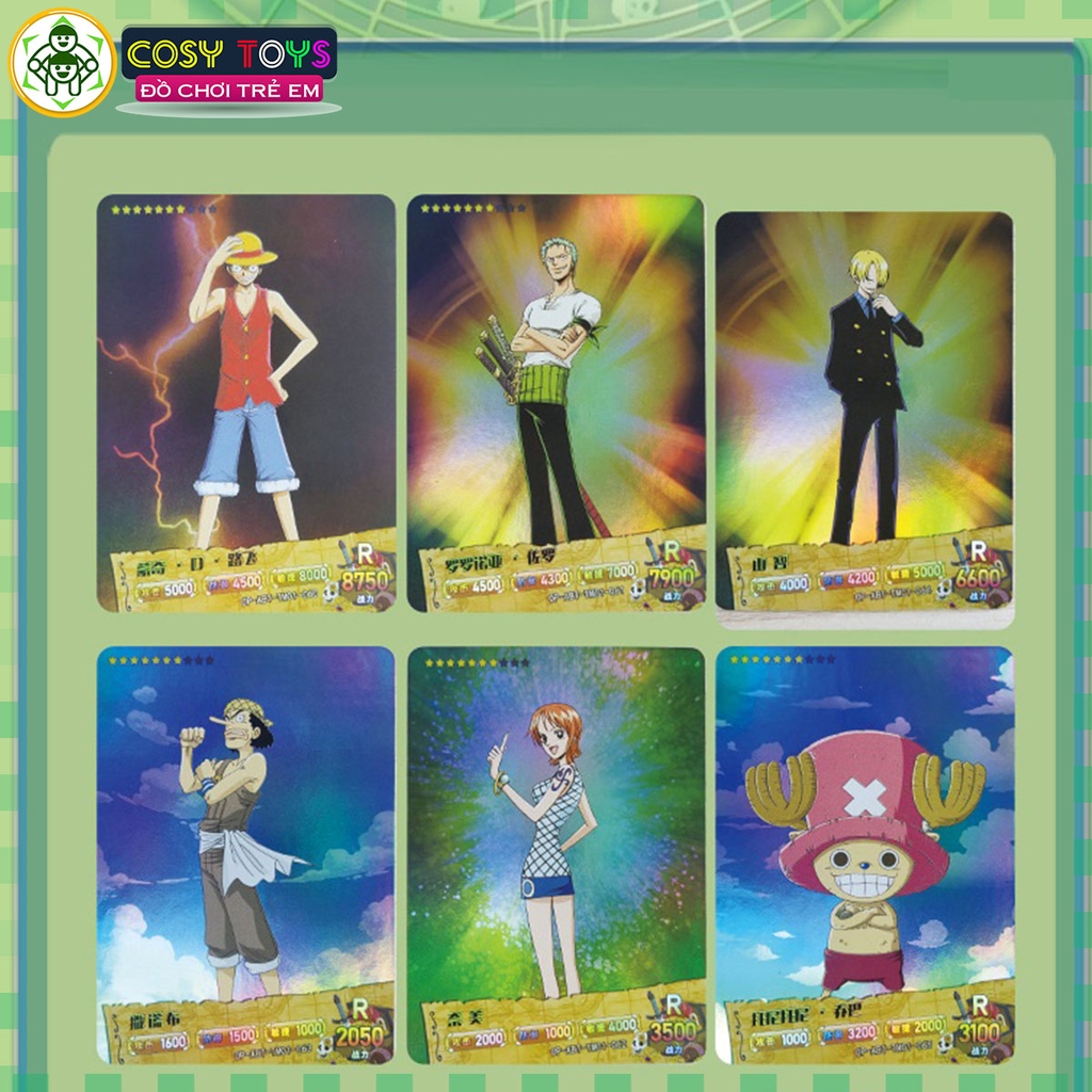 Bộ đồ chơi thẻ bài các nhân vật One Pieces