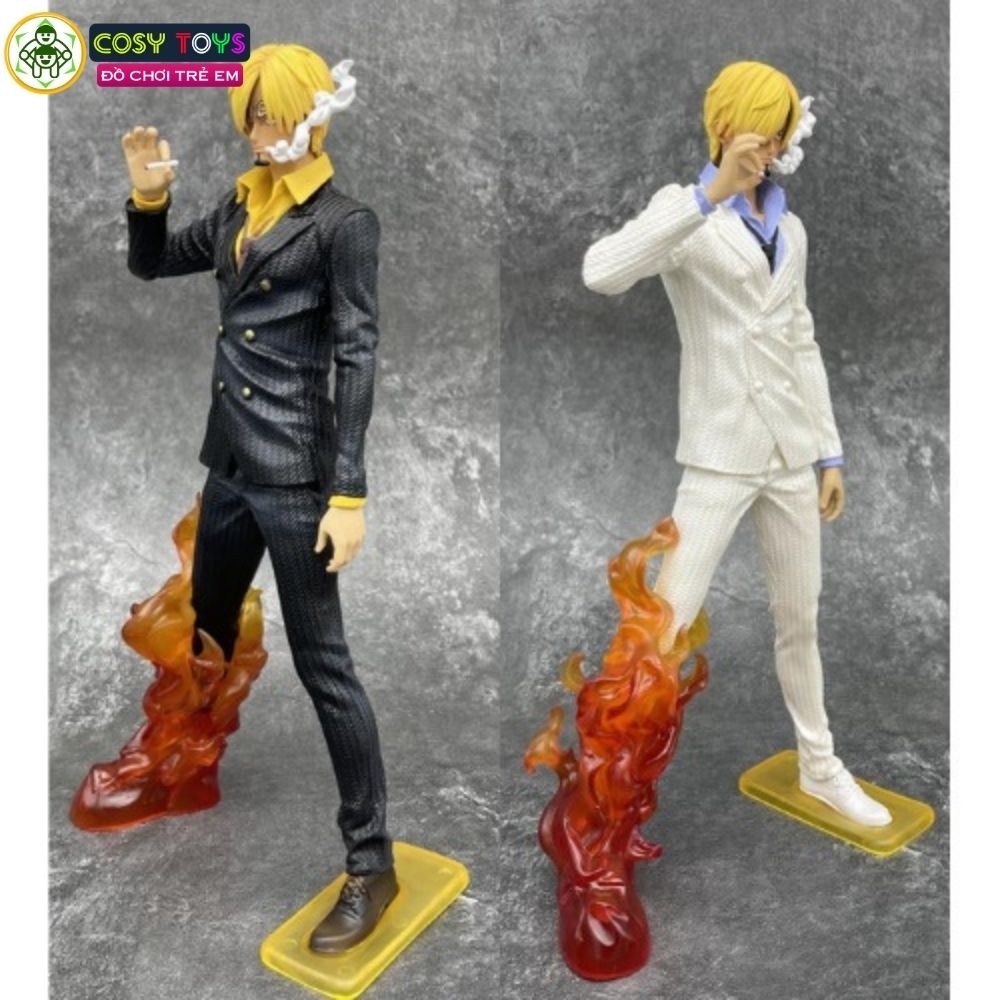 Mô hình đồ chơi - Sanji áo đen đứng hút thuốc hàng siêu đẹp - One Piece