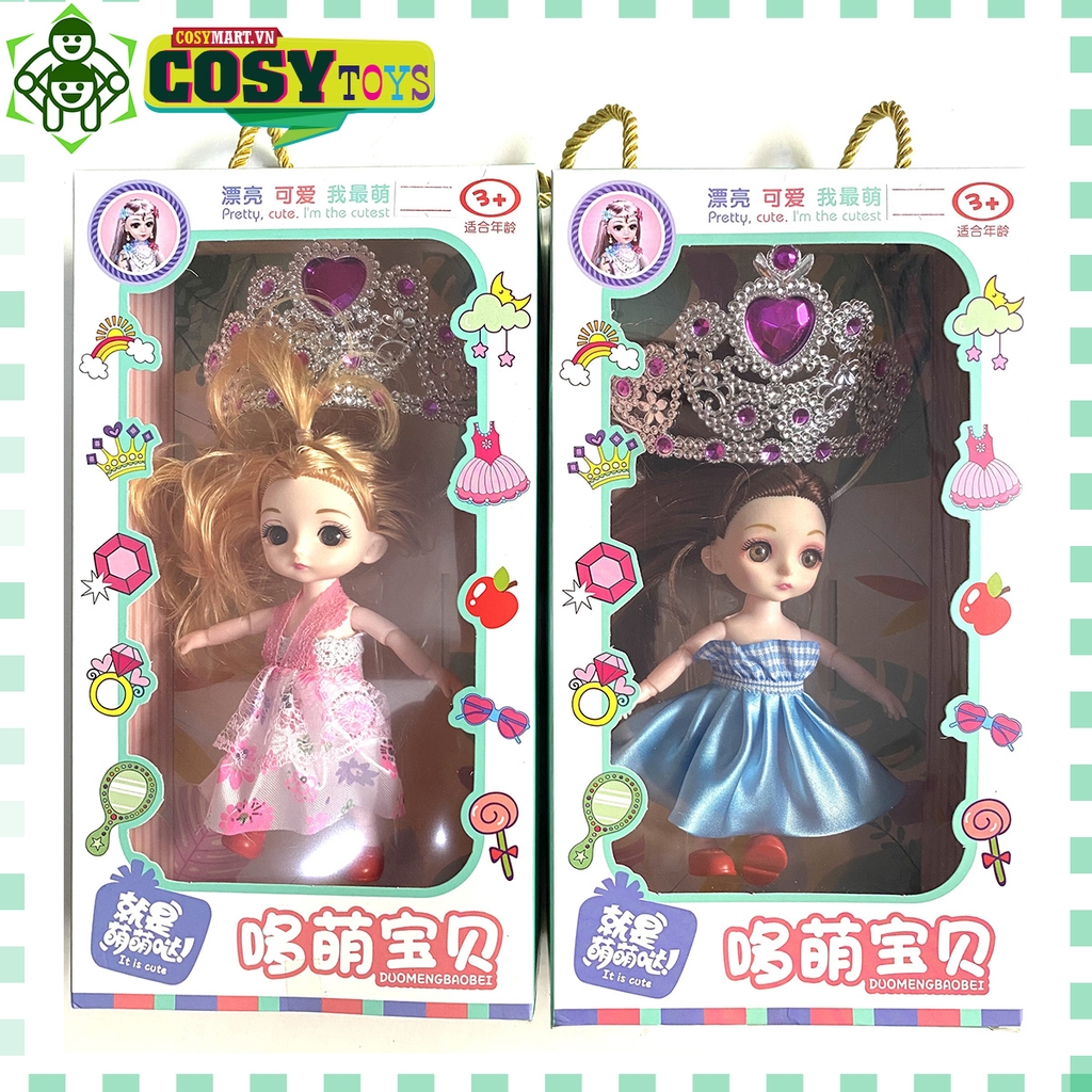 Hộp búp bê đội vương miện