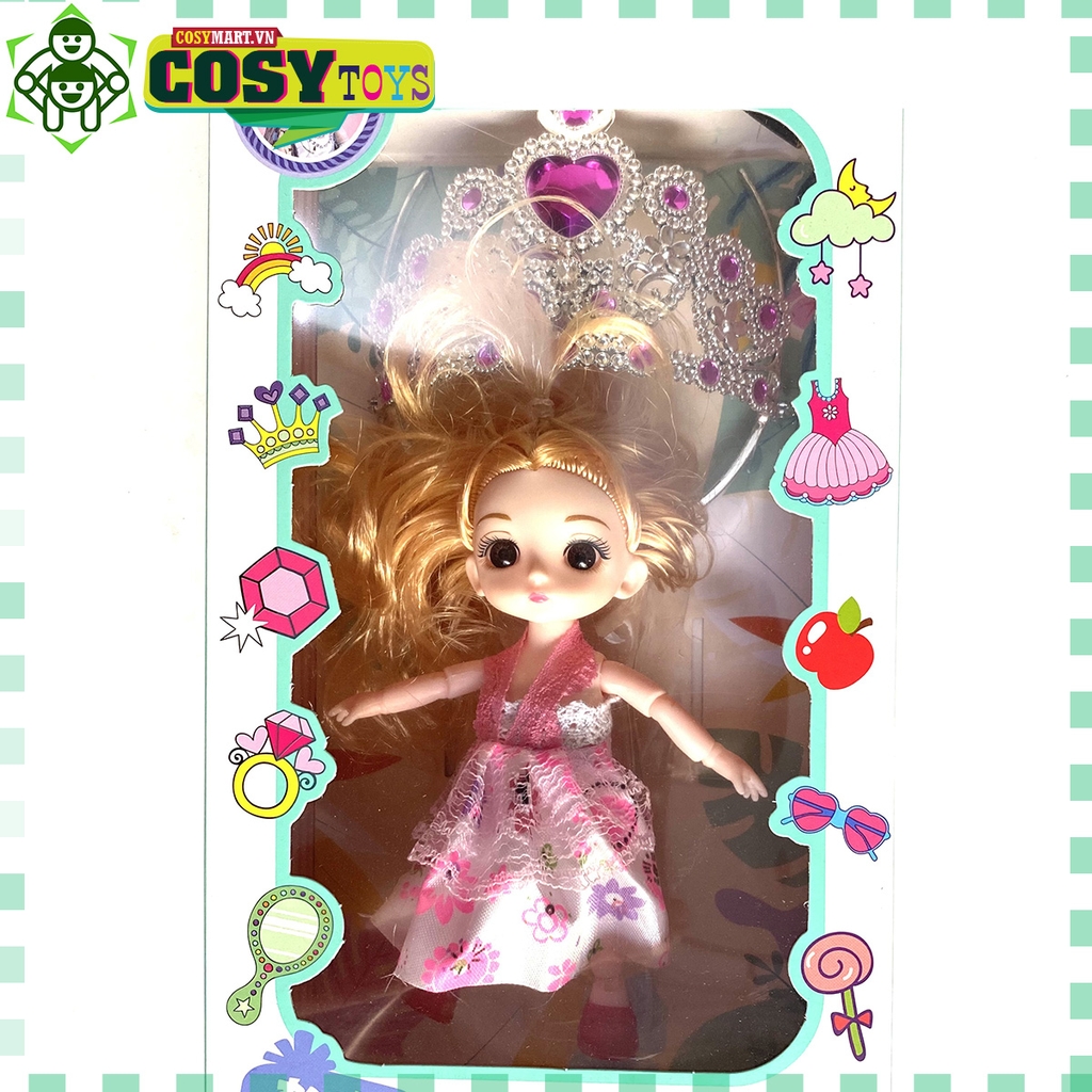 Hộp búp bê đội vương miện