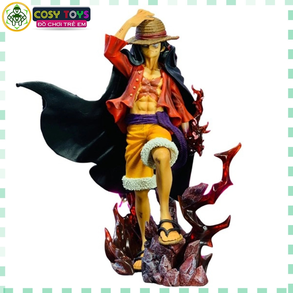 Mô hình OnePiece Luffy dáng đứng siêu ngầu cao 25cm - nặng 900gram - Figure OnePiece - kèm Hộp