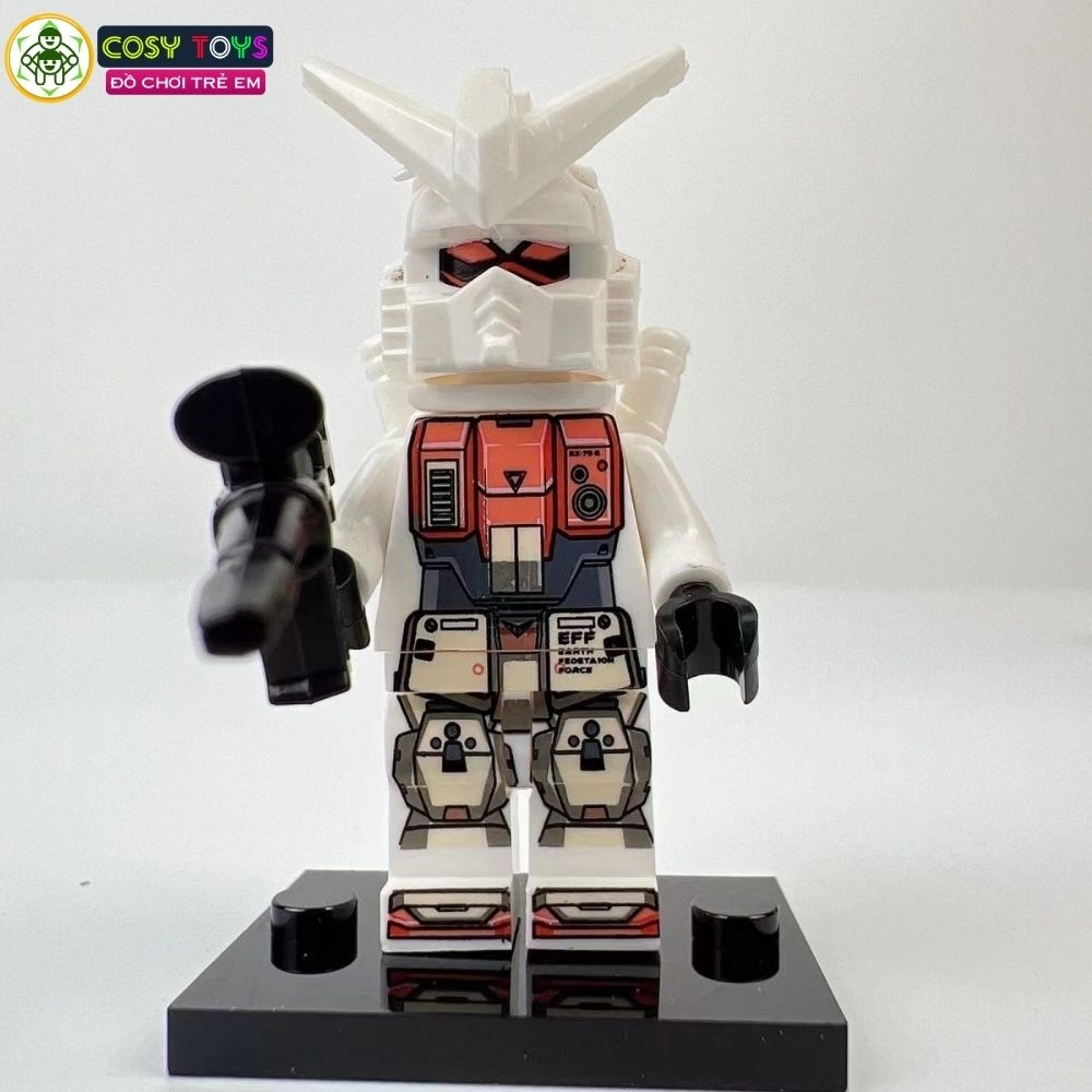 Đồ chơi lắp ghép xếp hình các nhân vật Gundam nhỏ