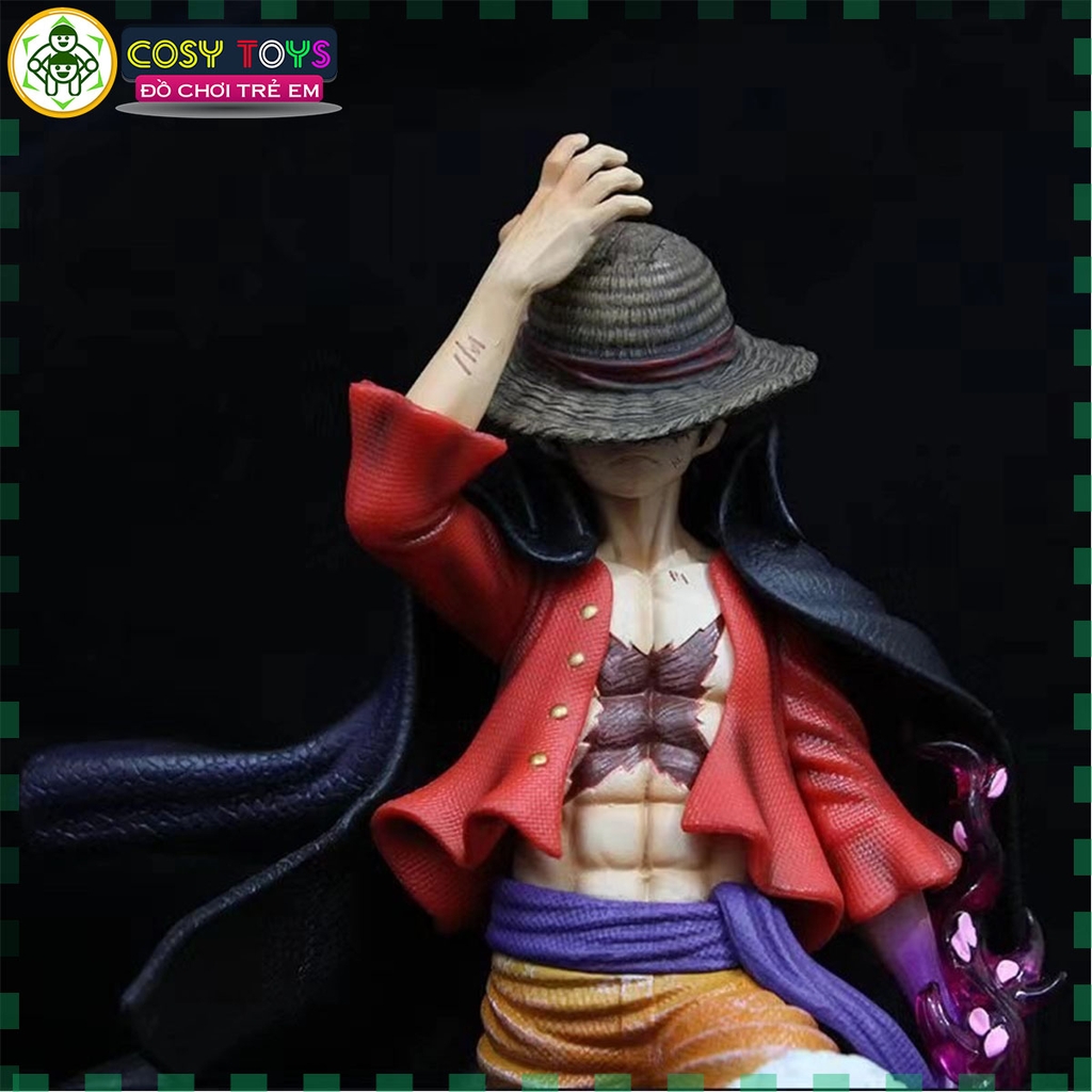 Mô hình OnePiece Luffy dáng đứng siêu ngầu cao 25cm - nặng 900gram - Figure OnePiece - kèm Hộp