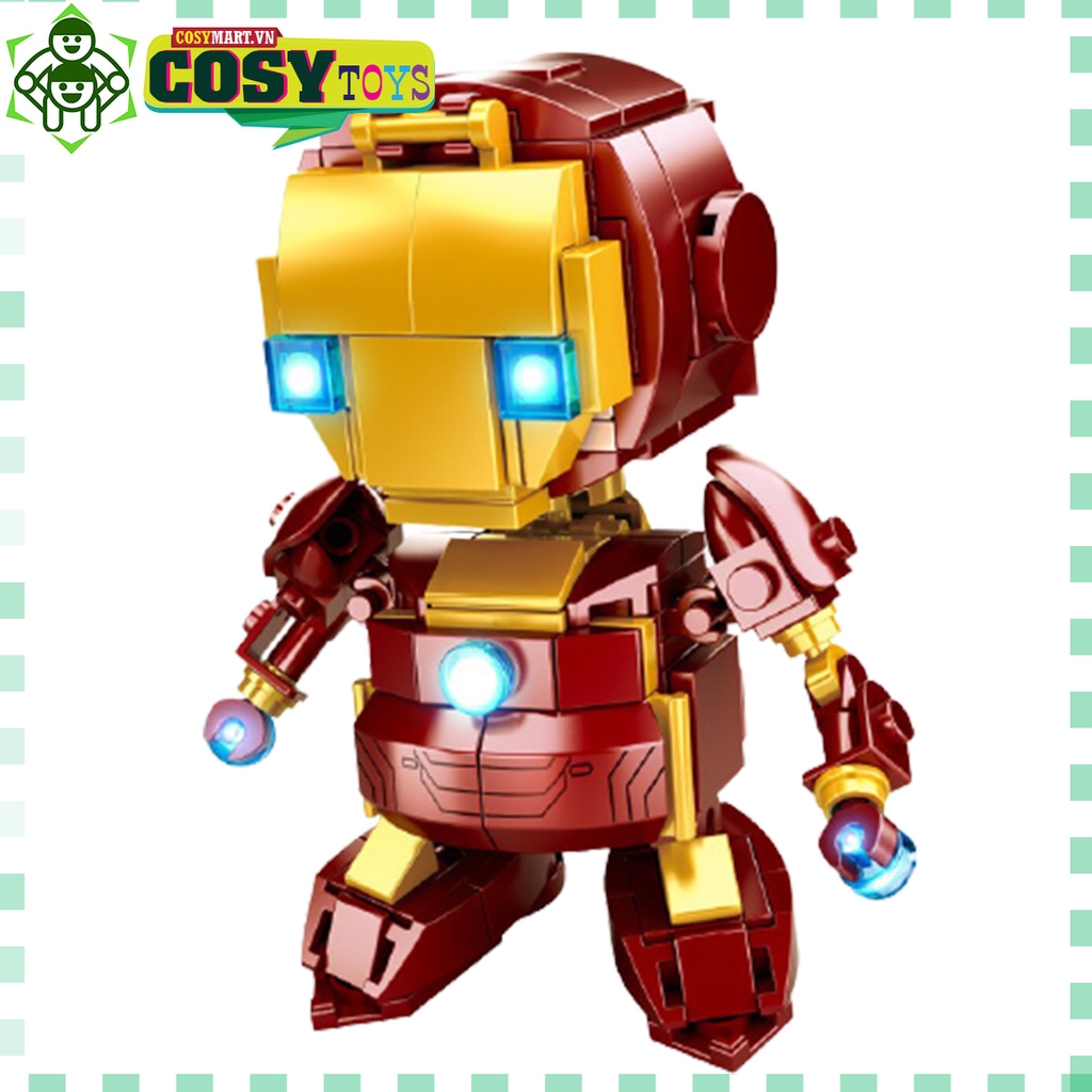 Lego xếp hình Iron Man là một trong những hình ảnh đầy màu sắc và thú vị mang đến cho bạn những giờ phút giải trí tuyệt vời. Hãy khám phá những chi tiết tinh xảo và sáng tạo của bộ sưu tập Lego Iron Man ngay hôm nay!