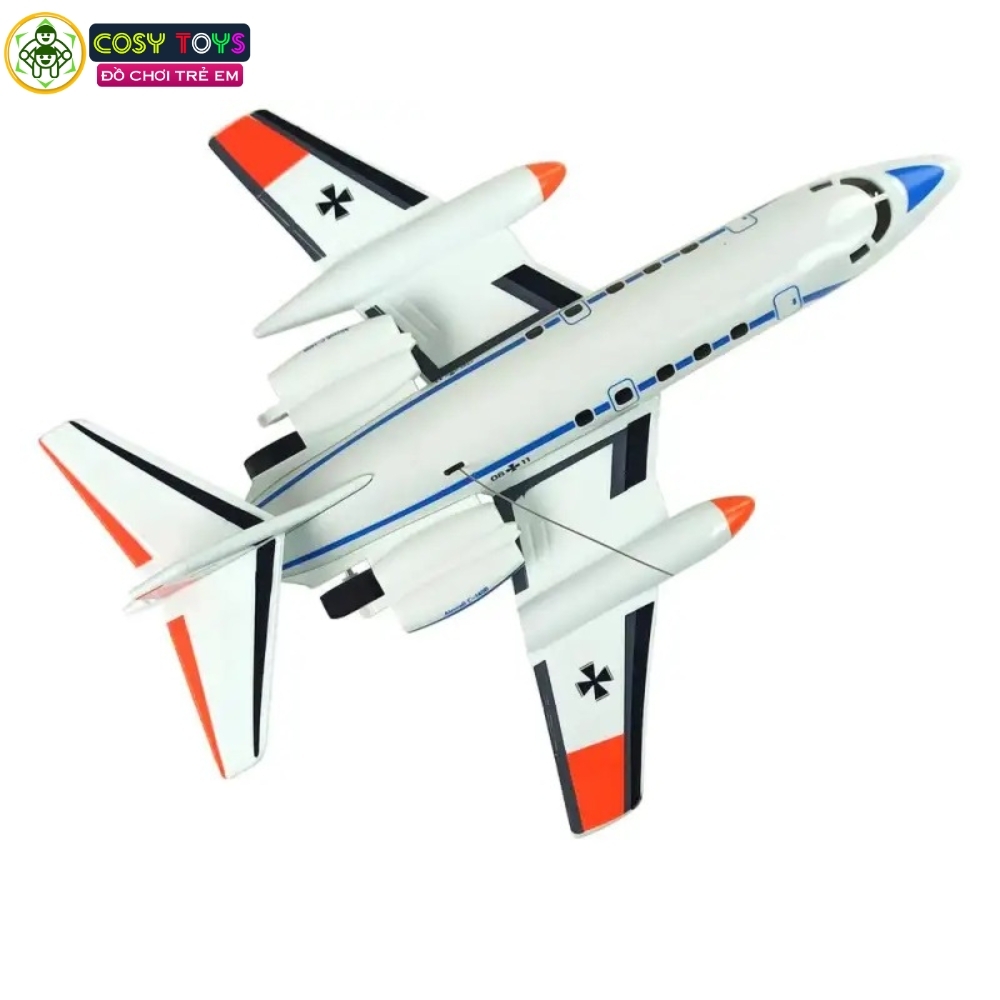 Đồ chơi mô hình máy bay vận tải cỡ lớn có điều khiển từ xa, kèm nhạc và đèn cho bé