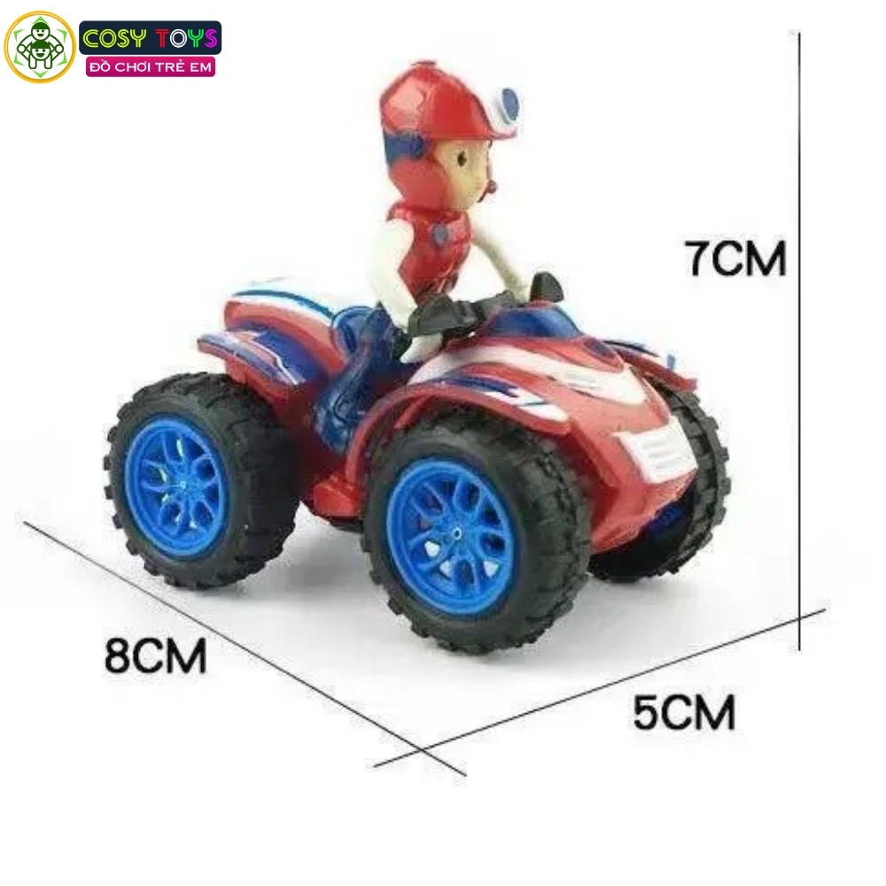 Đồ chơi mô hình biệt đội chó cứu hộ chạy xe cho bé