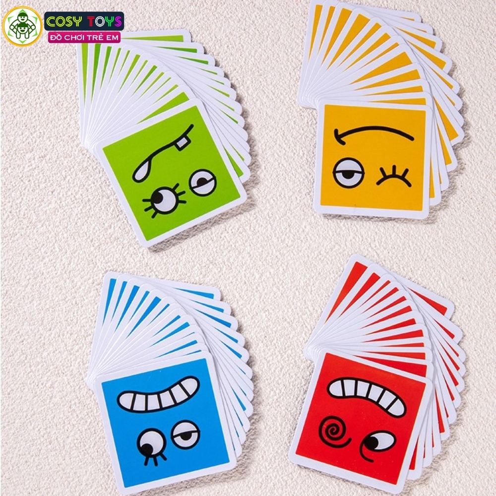 Đồ chơi tương tác ghép khối rubik theo cảm xúc vui nhộn, sáng tạo và tư duy dành cho các bé từ 3 tuổi trở lên