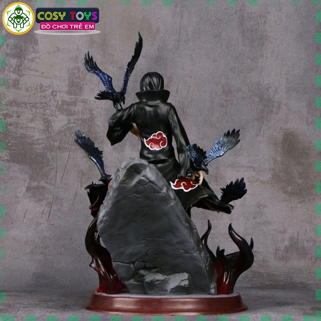 Mô hình Itachi Akatsuki đế Hắc Hỏa - Cao 29cm - Naruto - Có Hộp Đẹp