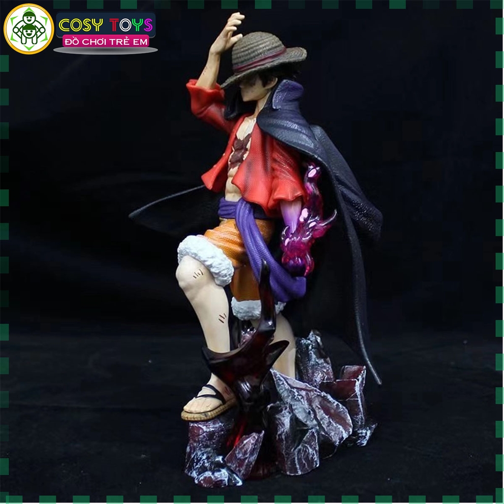 Mô hình OnePiece Luffy dáng đứng siêu ngầu cao 25cm - nặng 900gram - Figure OnePiece - kèm Hộp