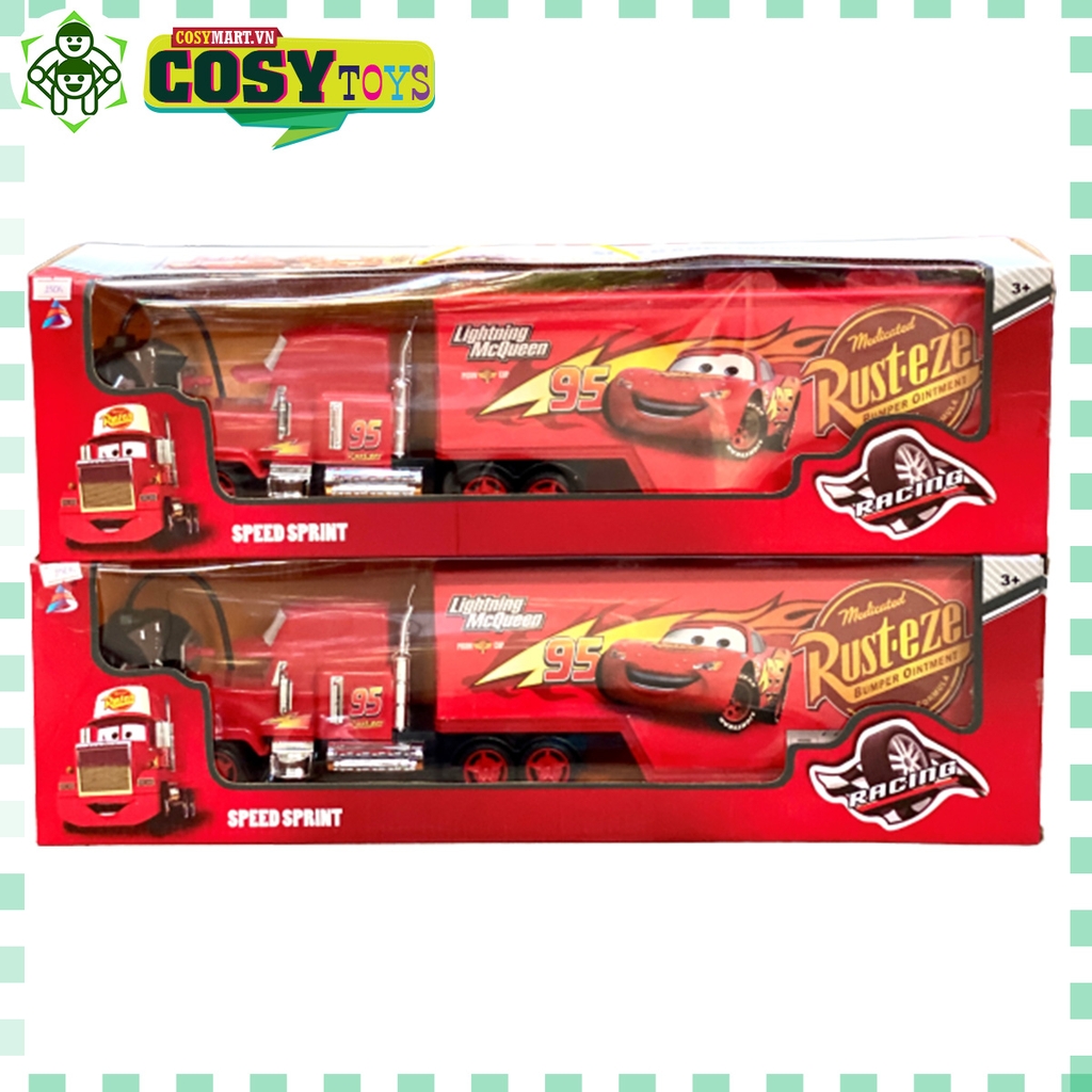 Xe contenor điều khiển từ xa 04 chiều màu đỏ cực đẹp cho bé