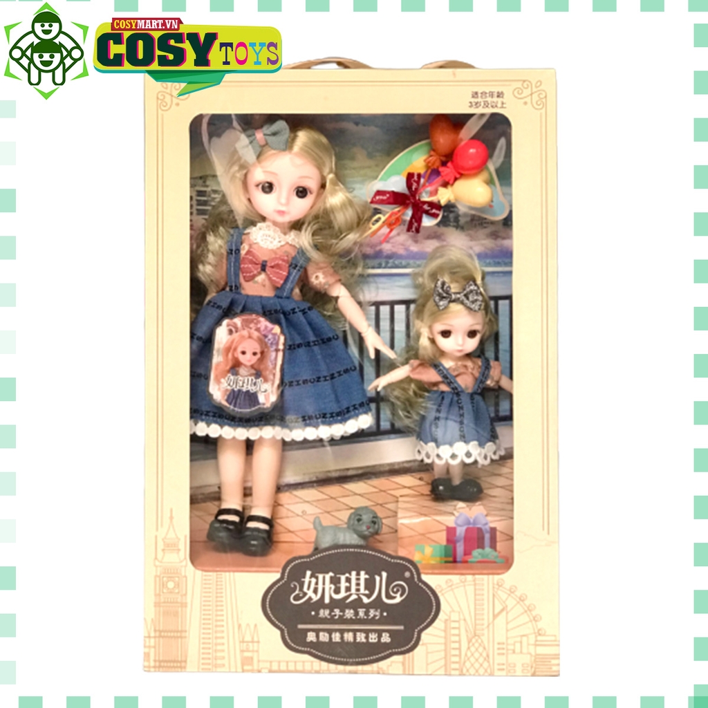Hộp búp bê chị em siêu cute