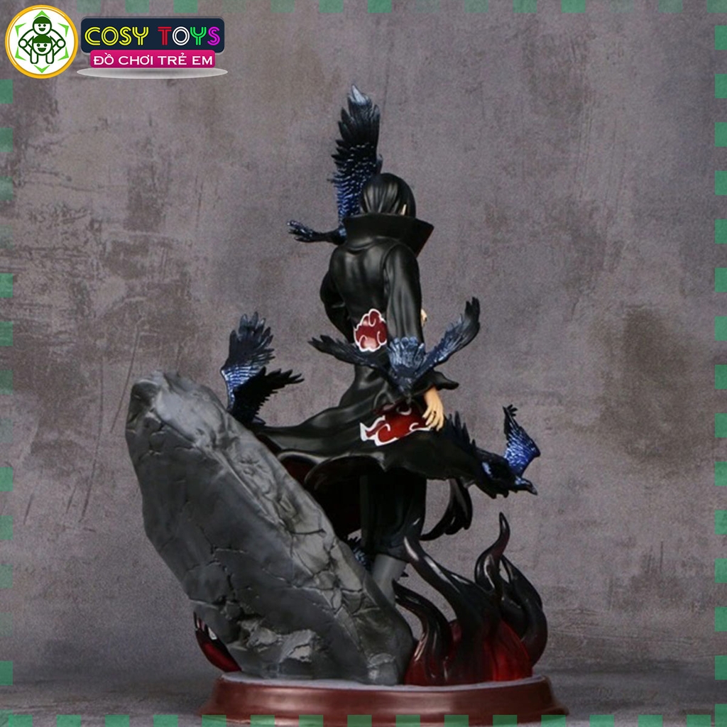 Mô hình Itachi Akatsuki đế Hắc Hỏa - Cao 29cm - Naruto - Có Hộp Đẹp