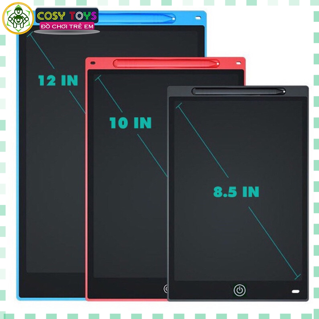 Bảng viết tự xóa LCD bảng vẽ điện tử thông minh tự động xóa-tăng tư duy sáng tạo cho bé 10.5 inch