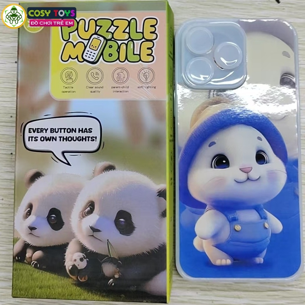 Đồ chơi điện thoại cầm tay 27 phím số có nhiều nhạc, âm thanh vui nhộn cho bé