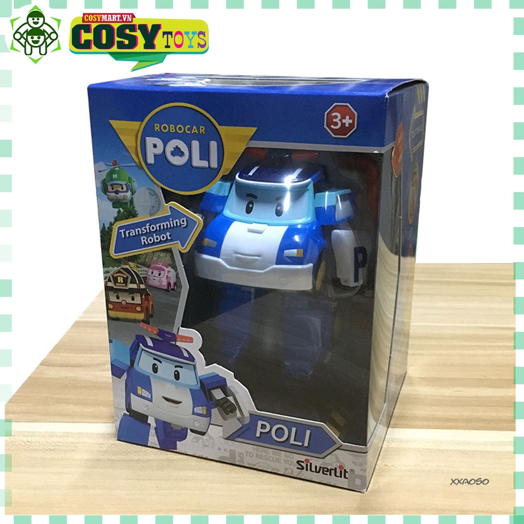 Đồ chơi biến hình biệt đội cứu hộ xe - robot Poli 2 trong 1