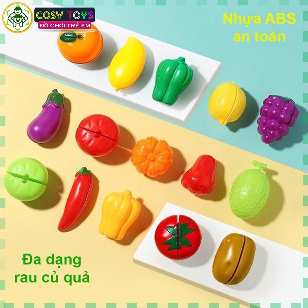 Bộ đồ chơi cắt trái cây rau củ cho bé
