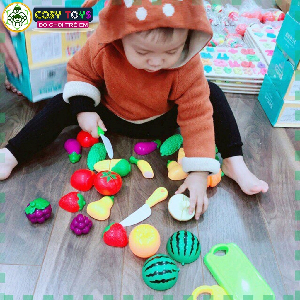 Bộ đồ chơi cắt trái cây rau củ cho bé